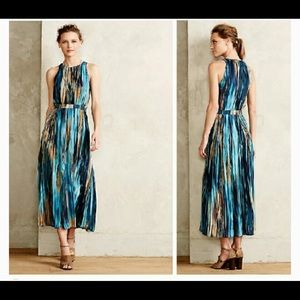 Anthropologie Paper Crown Rivier Maxi Dress.